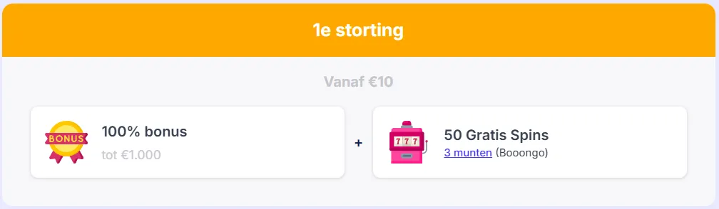 Fortunica Casino welkomstbonus – stortingsbonus casino